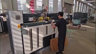 Cucitrice semiautomatica per cartoni a doppio servo