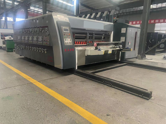 qualità  Flexo Folder Gluer Casemaker with 50-70mm Wall Thickness, ±0.5mm Printing Precision, and Flexo Box Glue System Fabbrica