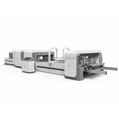 qualità  Advanced Automatic Folder Gluer Stitcher Machinery Multi Function Fabbrica
