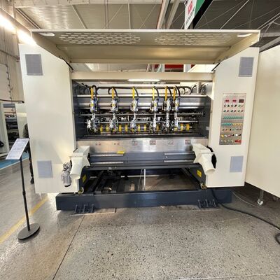 qualità  Max Width 2500 Mm Thin Blade Slitter Scorer Machine Making Corrugated Cardboard Equipped With 3 Kinds Of Scorer Mode Ensuring Processing Fabbrica