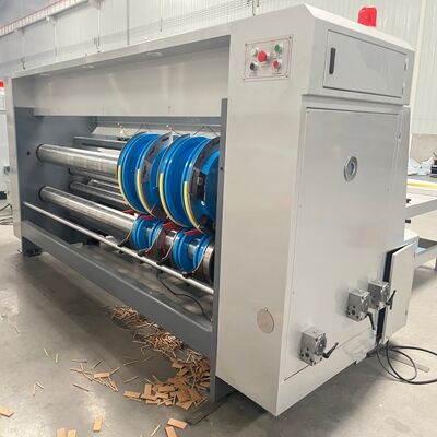 qualità  PLC Control Rotary Slotting Machine With 4 Groups Knives Designed To Improve Slotting Accuracy And Operational Efficiency Fabbrica