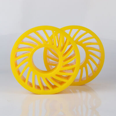 qualità  Custom Polyurethane Sun Wheel No Crush Wheel with High Wear Resistance High Resilience and No Damage to Paper Fabbrica