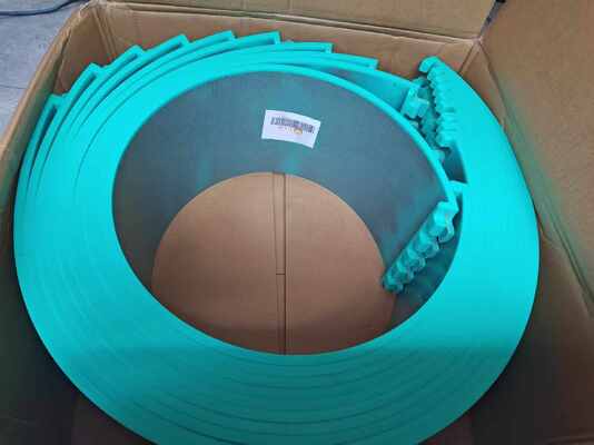 qualità  Heat Wear Resistant Polyurethane PU Anvil Cover with Minimal Die-Cutting Pressure and Inner Steel Plate Structure for Rotary Die Cut Fabbrica