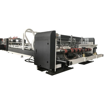 Qualità  Durable Automatic Folder Gluer Stitcher with 3 Year Warranty and PLC Servo Drive for Corrugated Box Folding Stitching Machine Fabbrica