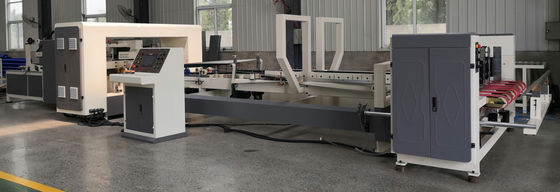 Qualità  Durable Automatic Folder Gluer Stitcher with PLC Control and 3 Year Warranty for Stable 200m/min Corrugated Box Production Fabbrica