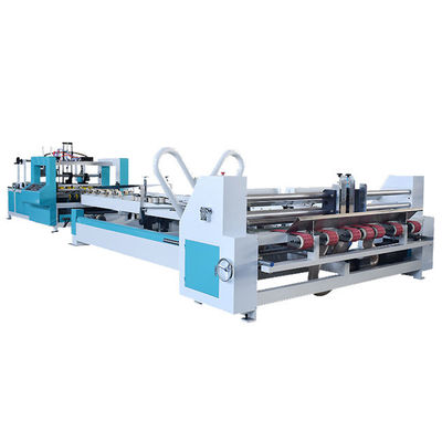 Qualità  2200 5 Layer Corrugated Carton Folder Gluer Machine with Automatic Dispensing Coating Carton Box Gluing Machine Fabbrica