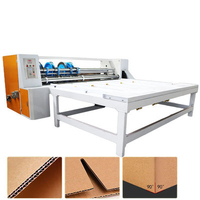 Qualità  Chain Feeding Semiautomatic Corrugated Rotary Slotter Machine 0-70pcs/min Rotary Creaser Slotter Machine for Carton Fabbrica