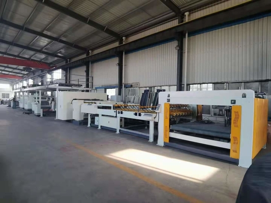 Linea di produzione a parete semplice del cartone ondulato di 2 pieghe 440v automatico