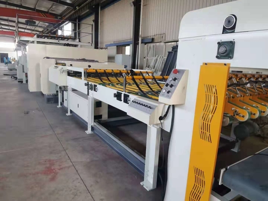Linea di produzione a parete semplice del cartone ondulato di 2 pieghe 440v automatico