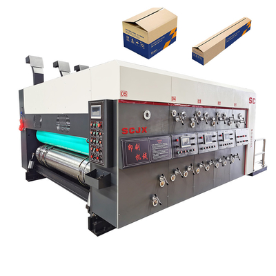 1628 Four Color High Speed Corrugated Cardboard Printing Slotting and Die Cutting Machine