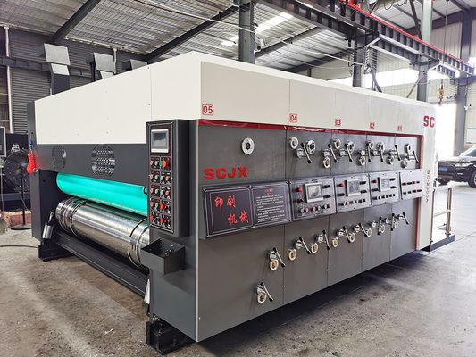 Stampatrice ondulata di Flexo del cartone del ferro dell'incartonamento della pizza 380V