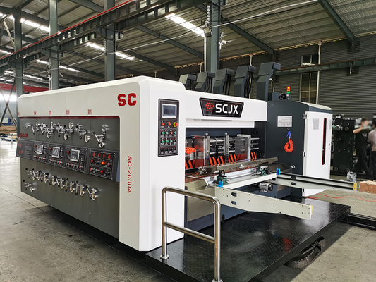 La scanalatura di stampa di marca SC1628 Flexo di Gerun ed il dado Cuting lavorano l'alta stabilità a macchina