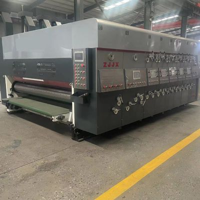 Casemaker di colla per cartelle Flexo con spessore della parete 50-70 mm, precisione di stampa ± 0,5 mm e sistema di colla Flexo Box