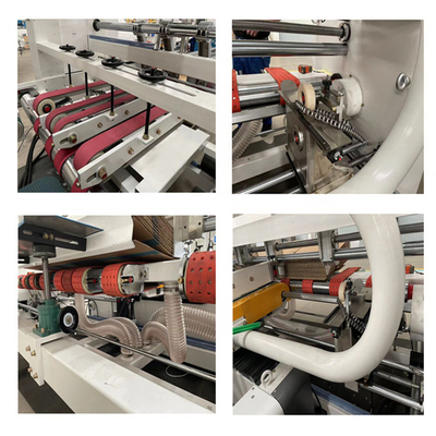 Alimentazione automatica di aspirazione di vuoto di Gluer 1000mm della cartella del contenitore di cartone