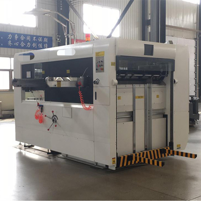 Macchina fustellatrice di cartone ondulato a cordonatura piatta pressata automatica