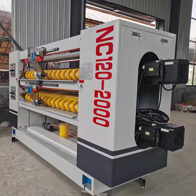 Doppia linea di produzione del cartone ondulato dei coltelli elicoidali della taglierina di NC