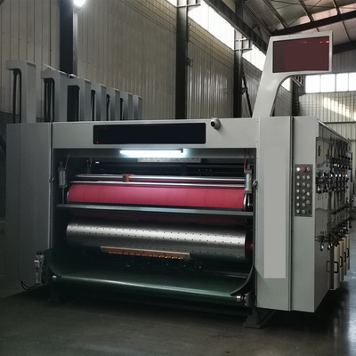 Placcatura di Chrome ondulata ad alta velocità della stampatrice di Flexo del cartone