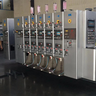 Placcatura di Chrome ondulata ad alta velocità della stampatrice di Flexo del cartone