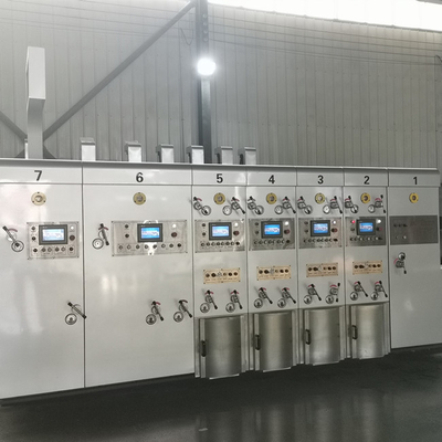 Placcatura di Chrome ondulata ad alta velocità della stampatrice di Flexo del cartone