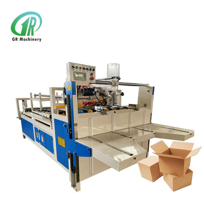 macchina di Gluer della cartella di 50mm Min Gluing Width Corrugated Carton