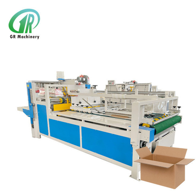 macchina ondulata di Gluer della cartella del cartone di 150mm per l'incartonamento del cartone
