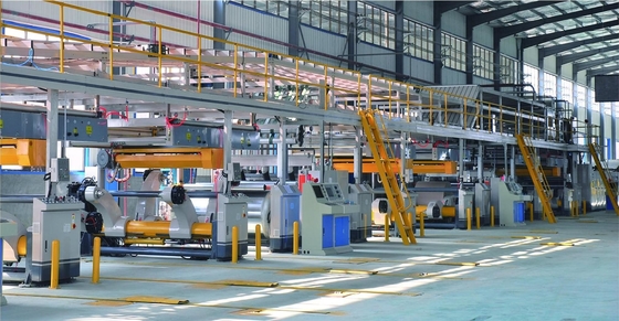 Linea di produzione di carta ondulata a 3/5 strati completamente automatica