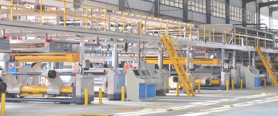 linea di produzione automatica del cartone ondulato di 380V 50HZ una garanzia da 1 anno
