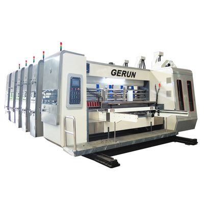 accuratezza ondulata della stampatrice di Flexo del cartone di larghezza di 900-1600mm ±0.1mm