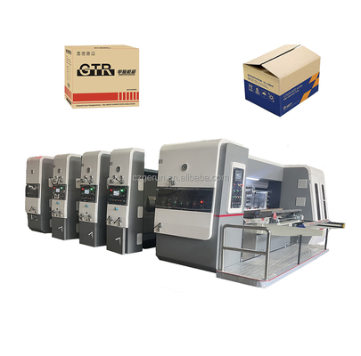 macchina di 100-300m/Min Slotter Corrugated Carton Box con il cilindro della stampa di placcatura di Chrome