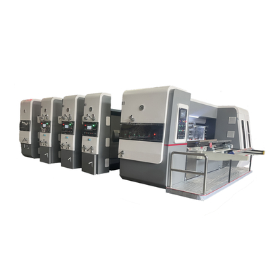 Stampa automatica ad alta velocità slotter die cutter machine plc