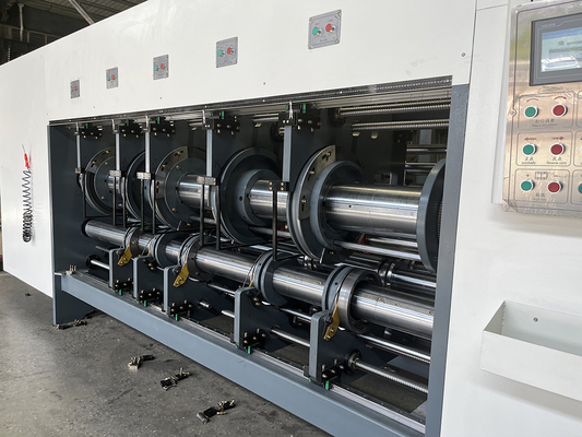 Sistema di controllo elettrico Corrugato Rotante Slotter Machine versatile