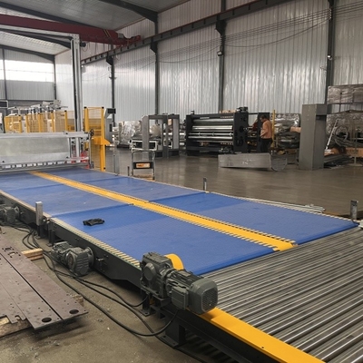 Convogliatori a cinture modulari per la linea di produzione di cartone ondulato