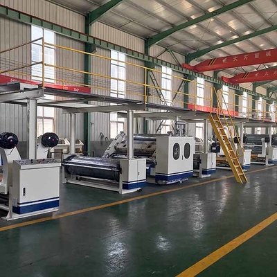 Seconda mano linea di produzione ondulata del cartone di 3 pieghe macchina per la scatola