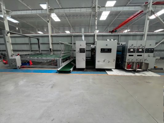Extra Large Corrugated Cardboard Printing Machine Flexo Printing Rotary Slotting Die Cutting Machinery