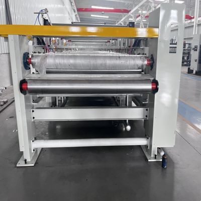 Linea di produzione di cartone ondulato con doppia ondulatrice da 380V personalizzata con velocità economica di 180 m/min