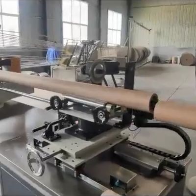 TZ200-4 Macchina per il taglio di tubi di carta a singolo coltello CNC a quattro teste