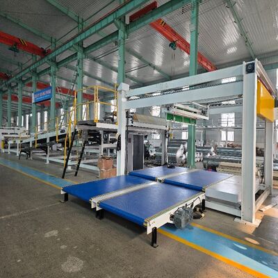 Linea di produzione di cartone ondulato a piastra a pressione di tipo galleggiante con requisiti di temperatura da 160 °C a 180 °C e valvola proporzionante a 2 pezzi