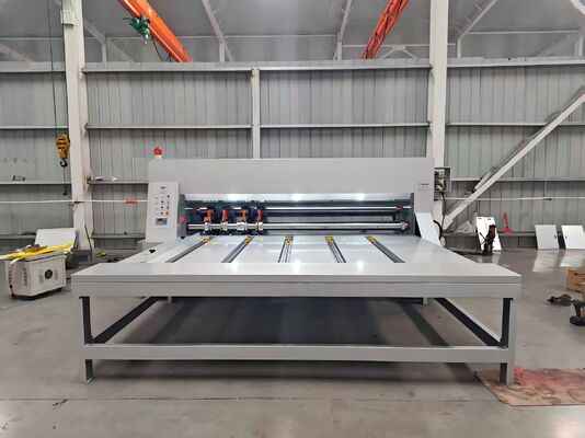 Controllo elettrico Corrugato Rotary Slotter Machine con 80 pcs/min Velocità e 350 * 600mm profondità di slot
