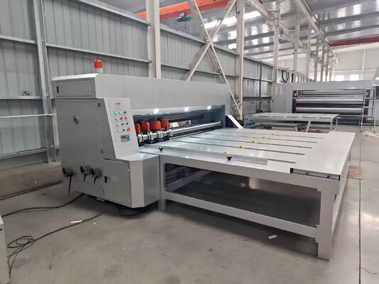 Macchina per la ripartizione di lacune rotative ondulate a controllo elettrico con velocità di 80 pcs/min e profondità di ripartizione di 350*600 mm per l'industria dell'imballaggio