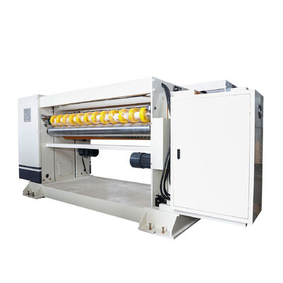 Precisione del taglio della carta Uniforme ±1mm Non uniforme ±2mm Linea di produzione di cartone ondulato con taglierina elicoidale a controllo computerizzato e taglierina NC