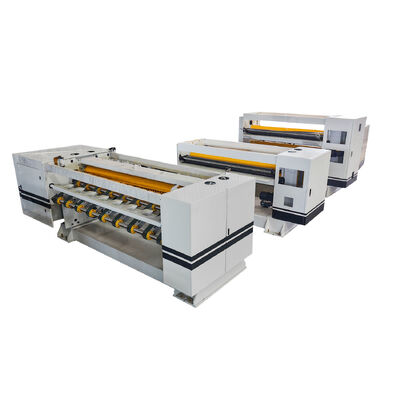 Linea di produzione a singola facciata a tensione 380V con telaio HT250 Ideale per la produzione continua di cartone ondulato