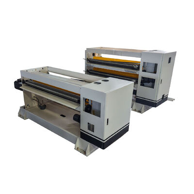 Servomotore a trasmissione principale 22 KW 3 strati di cartone ondulato linea di produzione velocità di lavoro reale 150mmin Stabile di uscita