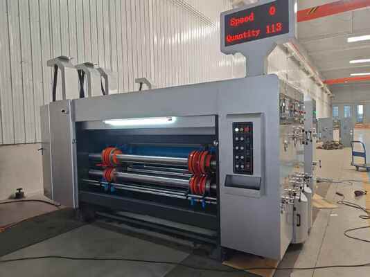 Stampatrice Flessografica Automatica con Sistema di Asciugatura Integrato, Controllo Preciso della Tensione e Velocità di 100-130 m/min per la Stampa di Cartone Ondulato
