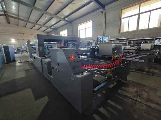 Macchina piegatrice-incollatrice automatica a doppio correttore PT-A1250 con velocità 0-300m/min