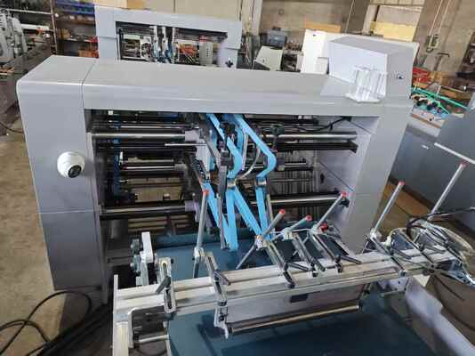 PT-A1250 High Speed Corrugated Carton Folder Gluer Machine con velocità massima di 300 m/min, controllo touch screen PLC e azionamento indipendente di alimentazione della carta