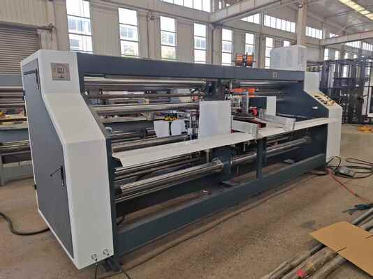 Four Servo Double Pieces Semi Automatic Carton Box Stitching Machine Corrugated Box Stitcher