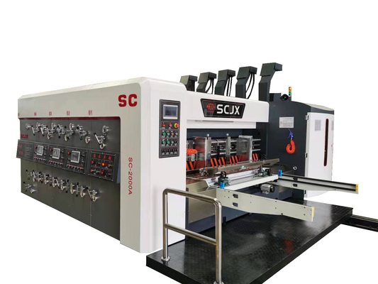 1628 Four Color High Speed Corrugated Cardboard Printing Slotting and Die Cutting Machine