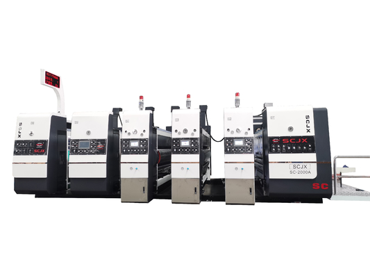 Margine anteriore che alimenta lo stampatore With Slotter di Flexo di colore del doppio di With Die Cutter della stampante di Flexo