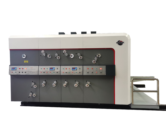 Macchina Flexo automatico di Slotter Diecutter Stacker della stampante di Flexo che stampa macchina scanalatrice