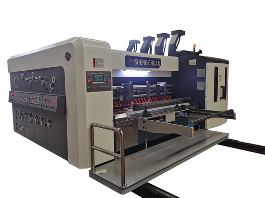 La macchina di Slotter Die-Cutter Stacker della stampante di Flexo ha ondulato la stampante di Flexo del cartone